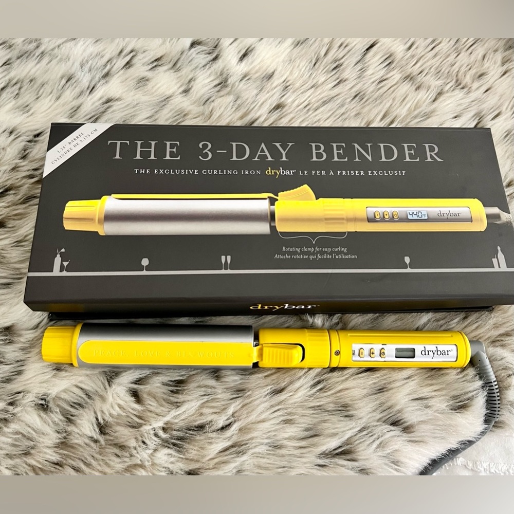 Drybar Curling Iron The 3 Day Bender 1.25” EUC